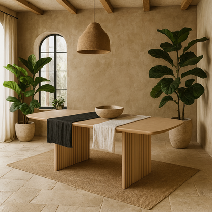 Christo Dining Table in Oak 220x75cm