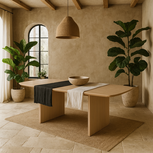 Christo Dining Table in Oak 220x75cm
