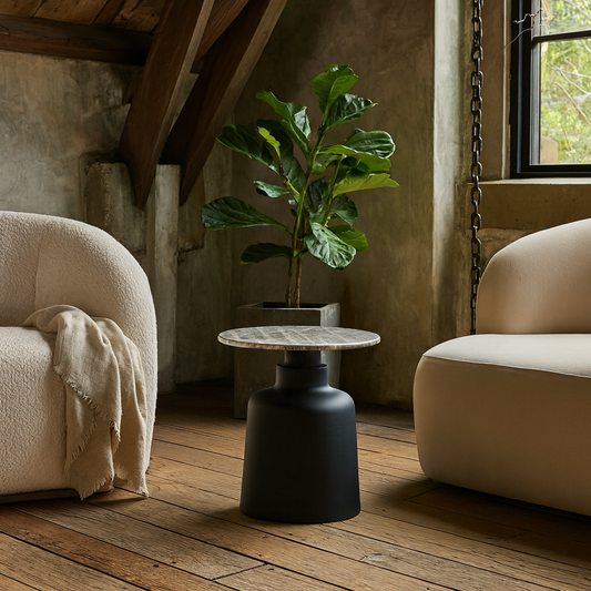 London Modern Round Side Table