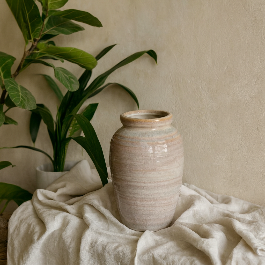 Solmere Brindled Amphora Vase