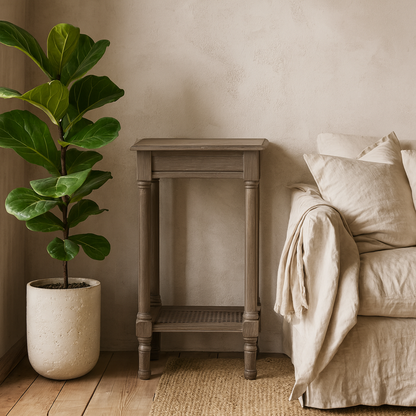 Laurelbrook Rattan Collection Small Side Table