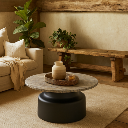 Les Orangers Round Coffee Table