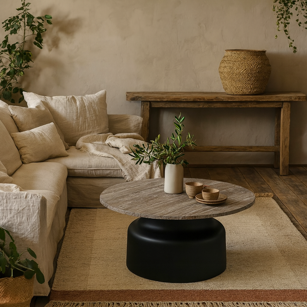 Les Orangers Round Coffee Table