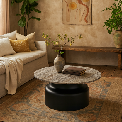 Les Orangers Round Coffee Table