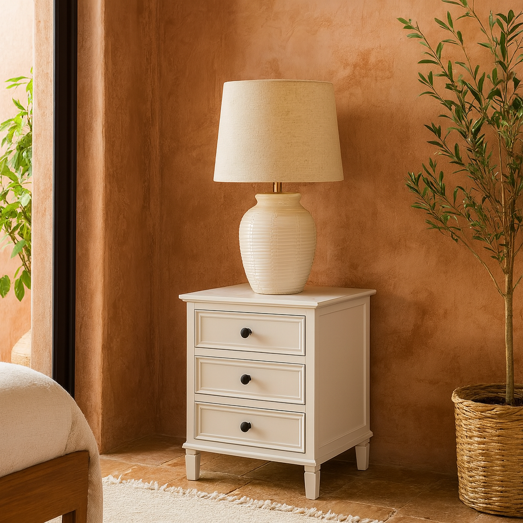 Driftmoor Large 3 Drawer Bedside Table