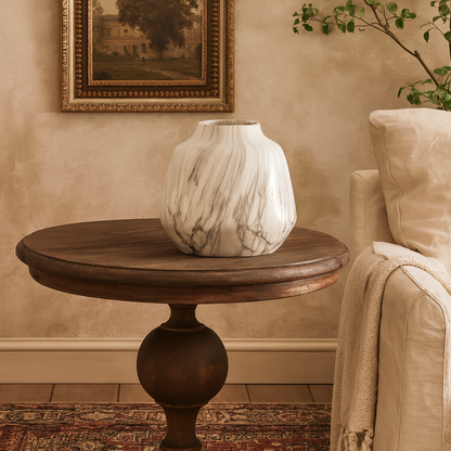 Marble Glaze Olpe Ceramic Vase