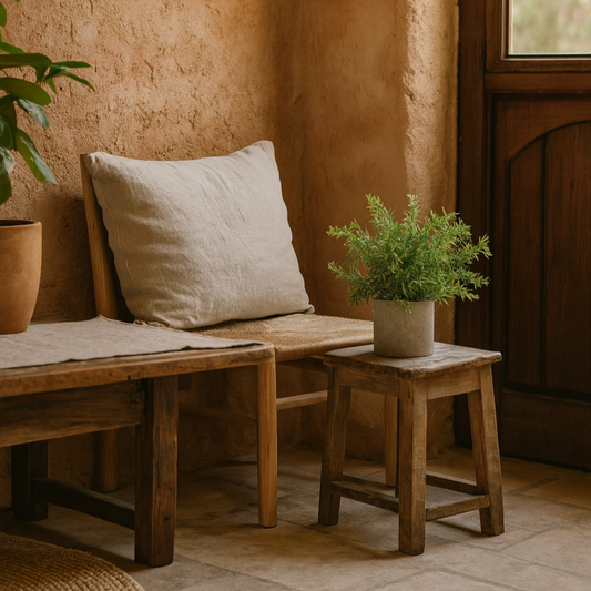 Rosemary Artificial Plant In Stone Effect Pot