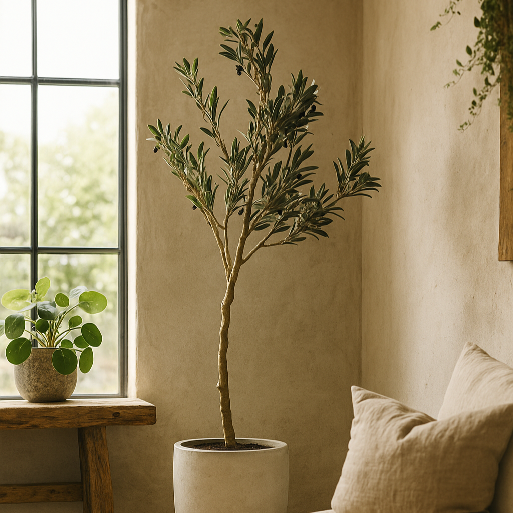Toscana 150cm Tall Artificial Olive Tree (pot not included)
