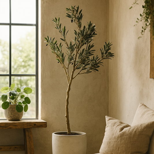 Toscana 150cm Tall Artificial Olive Tree (pot not included)