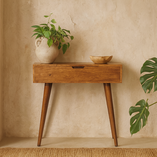 Olbia Small Oak Mango Wood Dressing Table