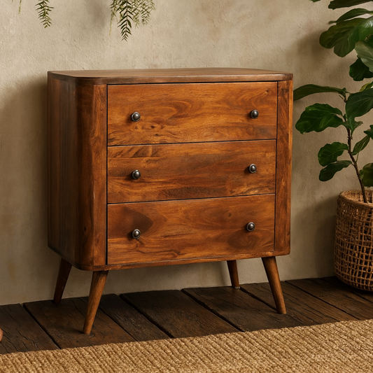 Trento Mango Wood Chest of Drawers