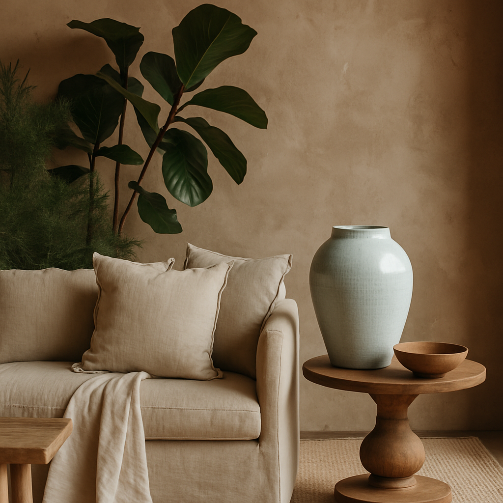 Terravine Large White Olpe Ceramic Vase with Textured Finish