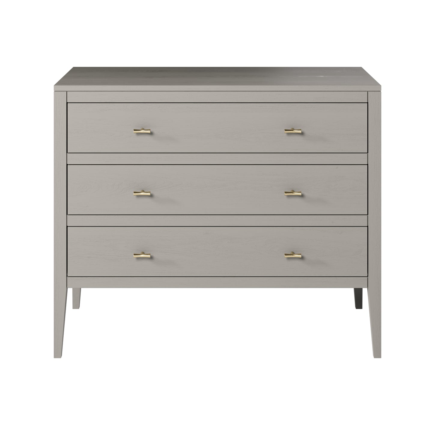 Salvador Mist Grey Wood Grain 3 Drawer Chest