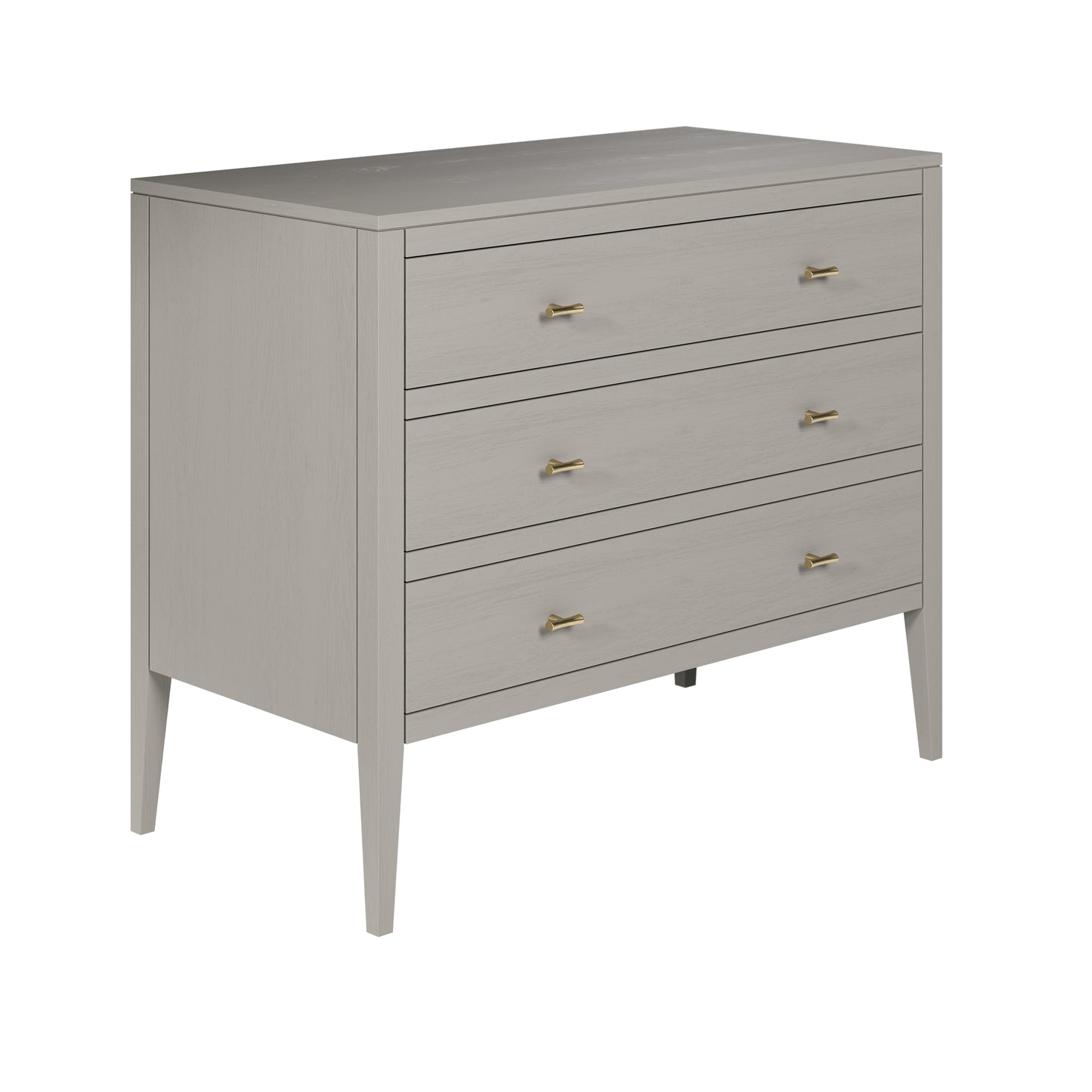 Salvador Mist Grey Wood Grain 3 Drawer Chest
