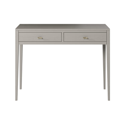 Valencia Mist Grey Wood Grain 2 Drawer Desk