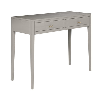 Valencia Mist Grey Wood Grain 2 Drawer Desk