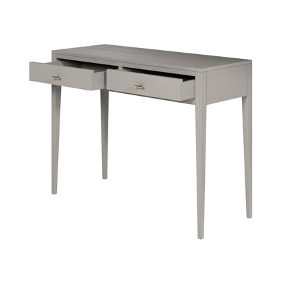 Valencia Mist Grey Wood Grain 2 Drawer Desk