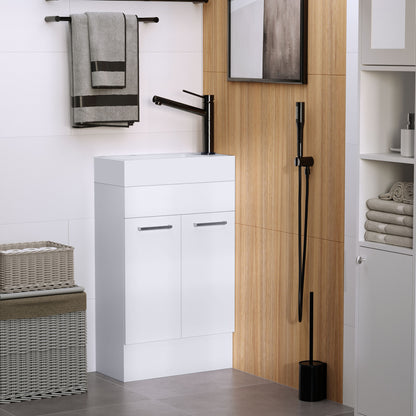 Rare Yomi Under Sink Bathroom Vanity Unit With Ceramic Basin For Cloakroom Use