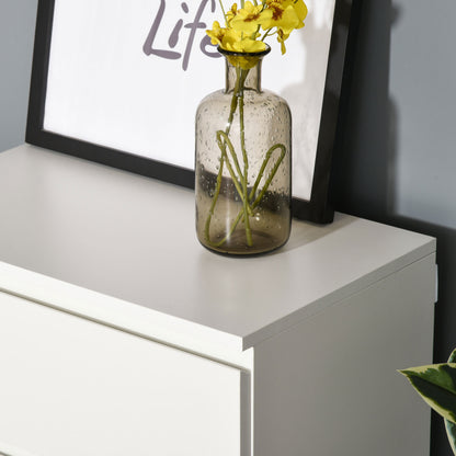 Else Wooden White 5 Drawer Storage Tower Chest