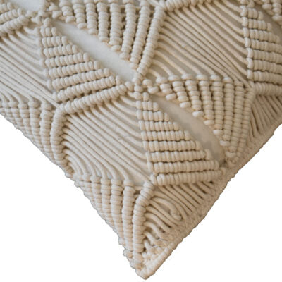 Set of 2 Rochefort Natural White Cushion Covers