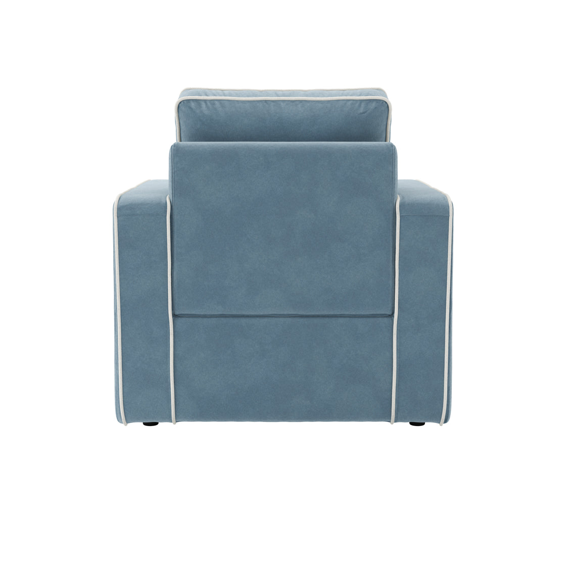 Moose Retro Duck Egg Blue Upholstered Armchair