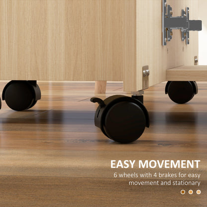 Tofaba Wooden Wood Effect Drop Leaf Dining Table With Integrated Storage