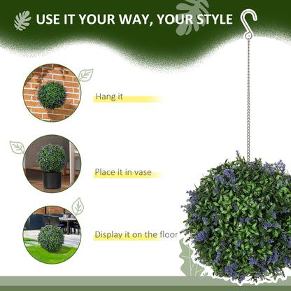 Liropa Neyo Set Of 2 Artificial UV Resistant Topiary Ball Plants