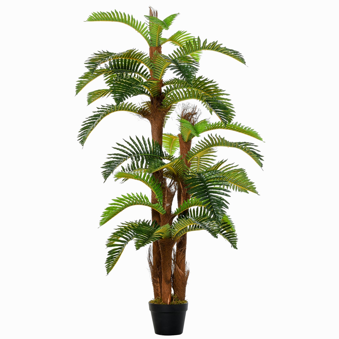 Nohane Roma Artificial Green Fern Style Plant In Pot For Interior Decorative Use