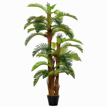 Nohane Roma Artificial Green Fern Style Plant In Pot For Interior Decorative Use