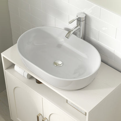 Nenola Cream White Under Sink Storage Cabinet For Basin