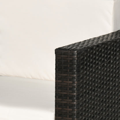 Rado Brown Rattan Single Outdoor Armchair With Armrests