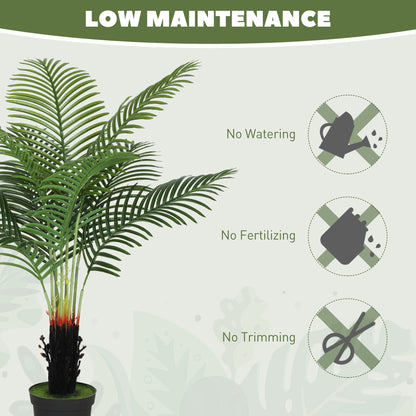 Sule Artificial Areca Palm With Compact Leaf Form In Pot H8 120cm Green