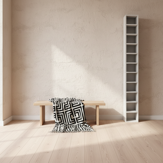 Manina Wood White Tall Narrow CD Storage Tower With 204 Disc Capacity