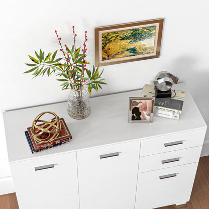 Fini Refa White Modern Sideboard 2 Drawers 3 Doors