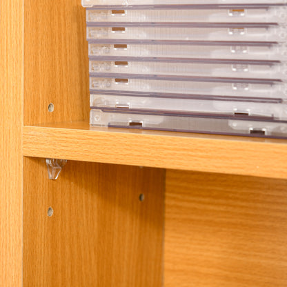 Dimo Tasu Wood Beech Adjustable CD Storage Unit