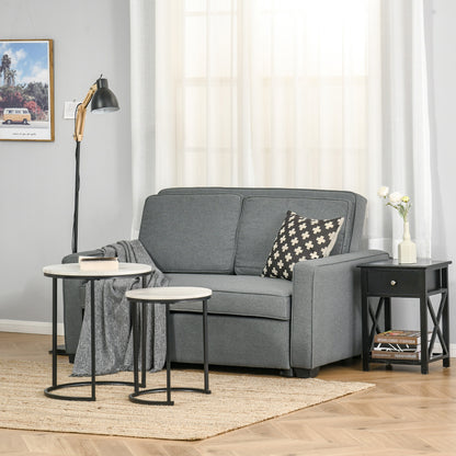 Zivi Fita Fabric Grey Double Click Clack Sofa Bed With Adjustable Backrest