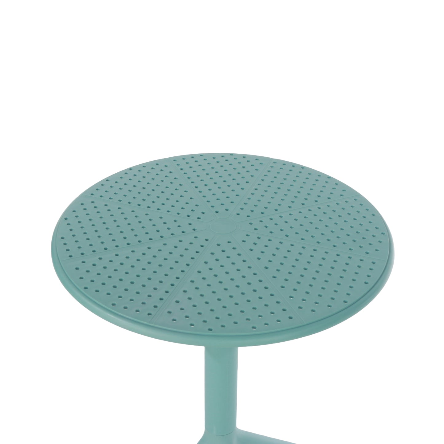 Yozgat Sky Blue Outdoor 3 Piece Cala Bistro Table And 2 Chair Set