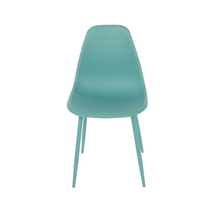 Yozgat Sky Blue Outdoor 3 Piece Cala Bistro Table And 2 Chair Set