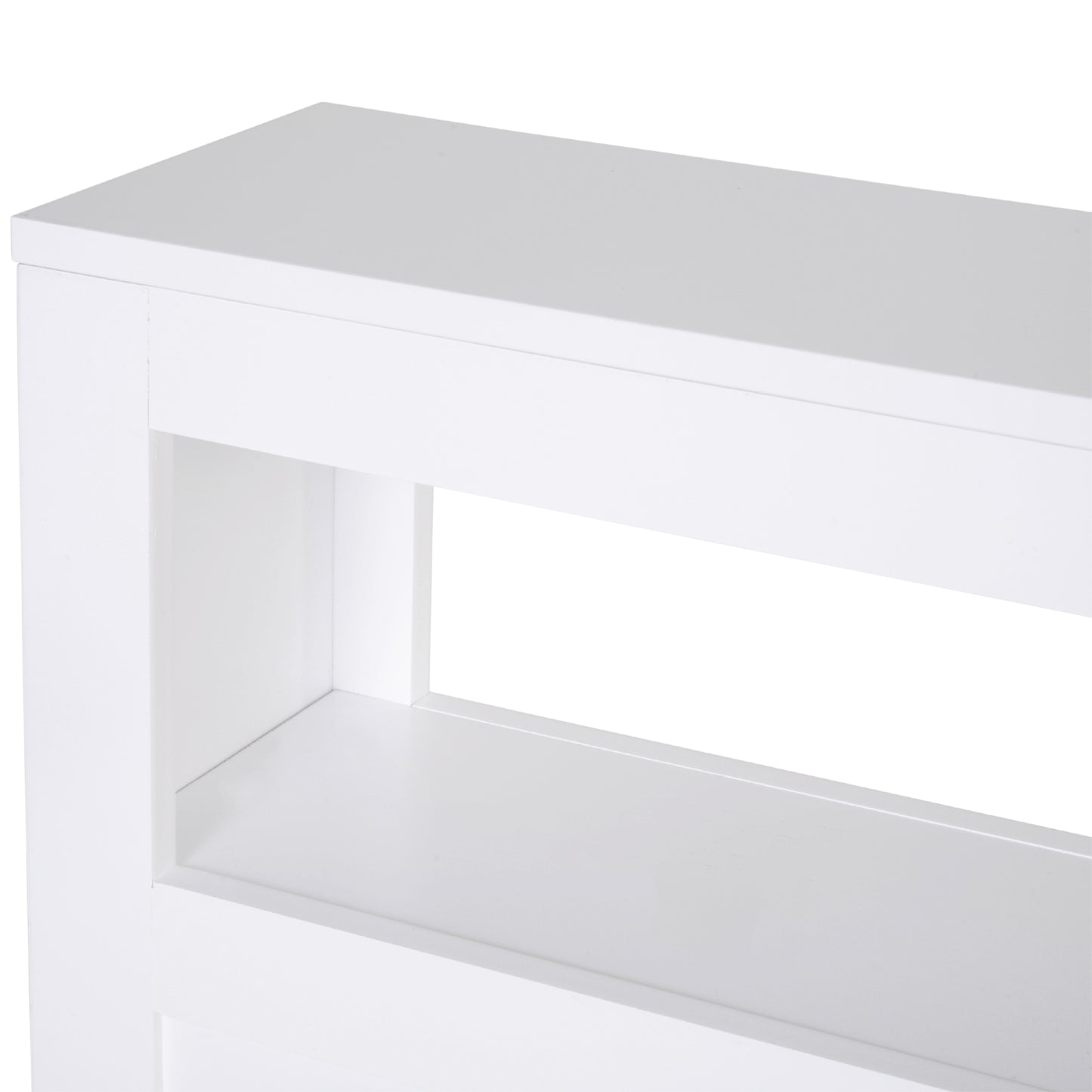 Mine Balu Narrow Rolling Bathroom Storage Unit With 2 Drawers And Wheels