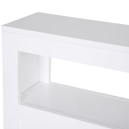 Mine Balu Narrow Rolling Bathroom Storage Unit With 2 Drawers And Wheels