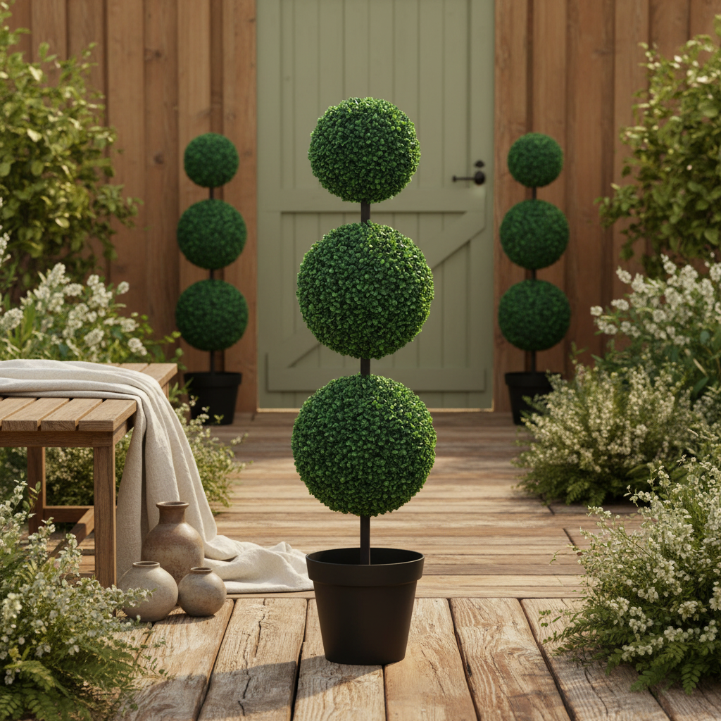 Virova Artificial Green Honeysuckle Flower Plant With Curved Stems In Pot For Indoor Use