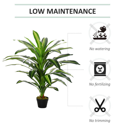 Pala Artificial Indoor Green Plant In Decorative Pot H8 110cm