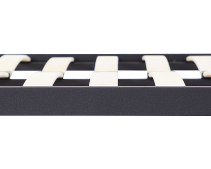 France Black Metal 3ft Single Bed with Headboard and Footboard