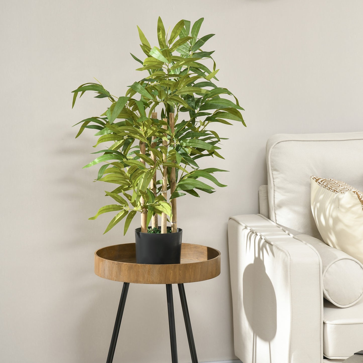 Fike Compact Artificial Bamboo Desk Tree In Pot For Indoor Display 60cm