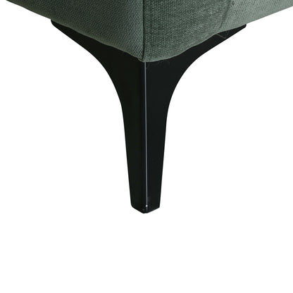 Buenafuente Green Velvet Upholstered 3 Seater Sofa