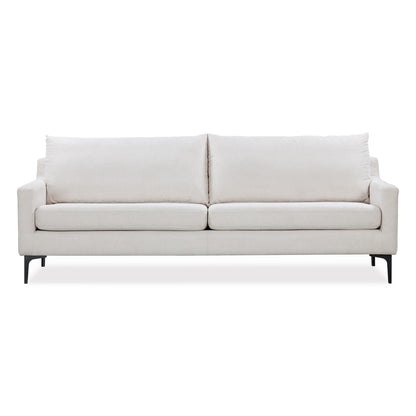 Brasília Textured Neutral Upholstered 3 Seater Sofa