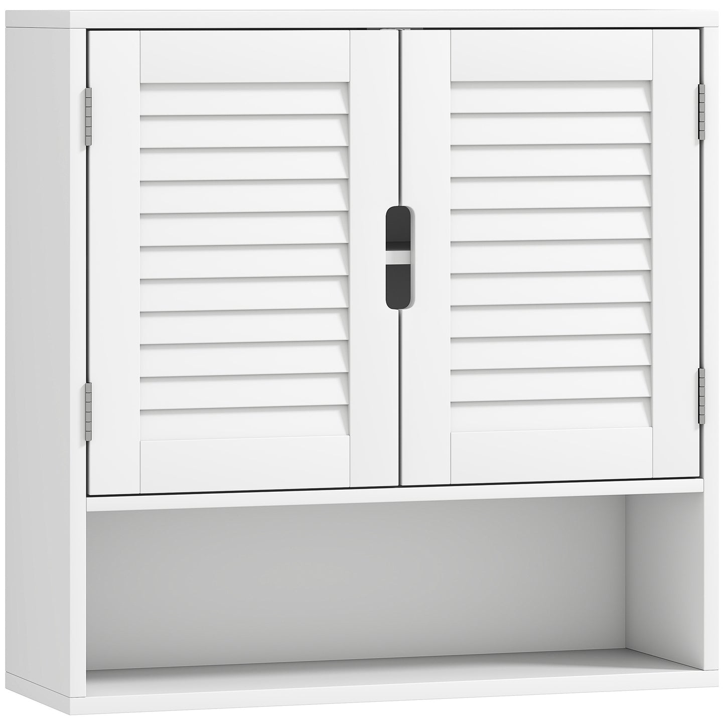 Conono Wall Mounted Bathroom Storage Cabinet With Adjustable Shelves White 60 x 20 x 60cm cm