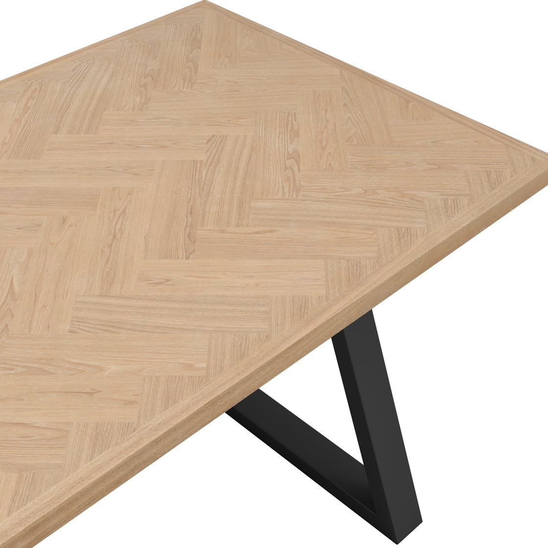 Balbriggan Natural / Black Dining Table