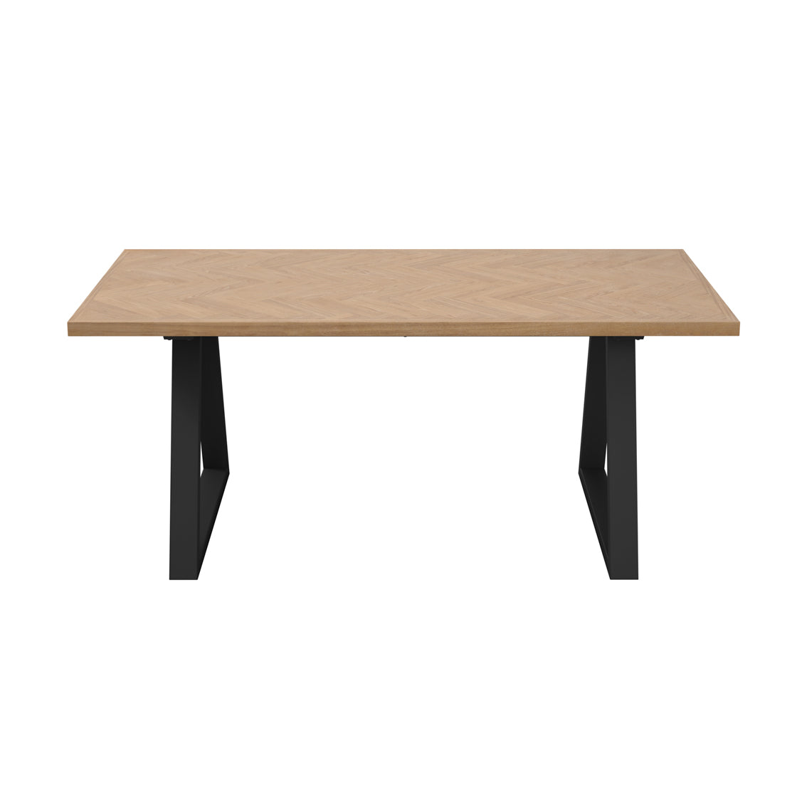 Balbriggan Natural / Black Dining Table