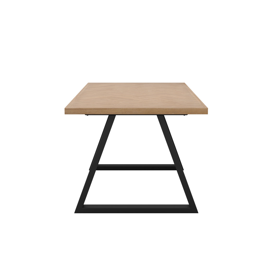 Balbriggan Natural / Black Dining Table